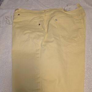 Chico's Yellow Jeans